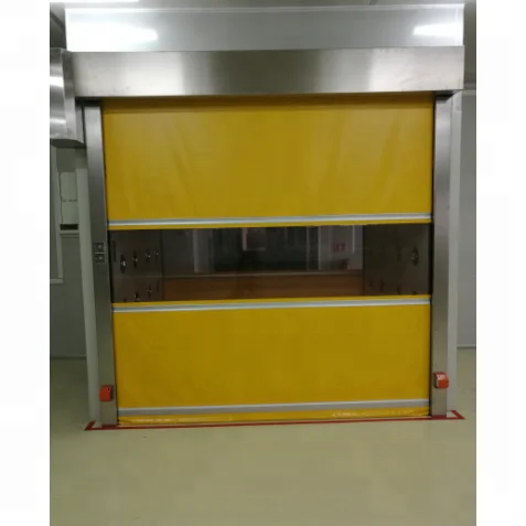 Paint Cold Sheet Automatic Control Fast Rolling Shutter Door Cleanroom Air Shower