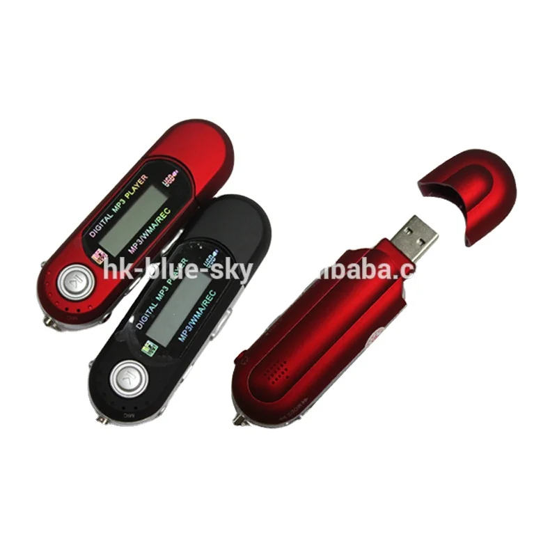  Лидер продаж портативный USB MP3-плеер с поддержкой батареи AAA память 4 Гб цветным