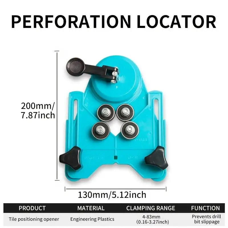 MeiKeLa Ceramic tile opening locator Ceramic Hole Saw Openings Locator Adjustable Positioner