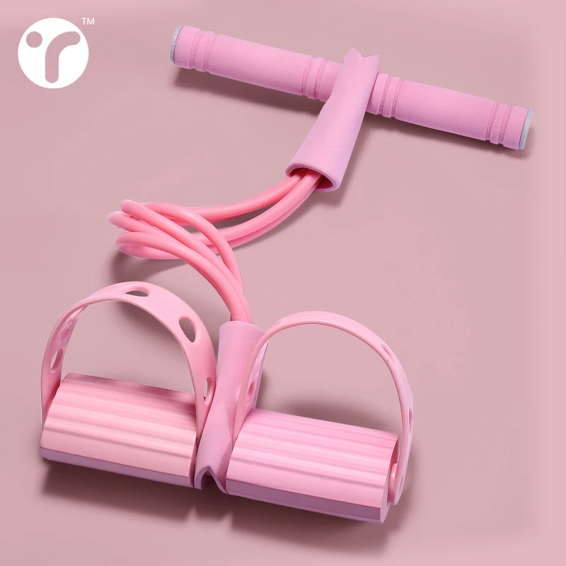 Stirrups tension god sit-ups auxiliary curls thin legs and stomach home yoga equipment elastic rope