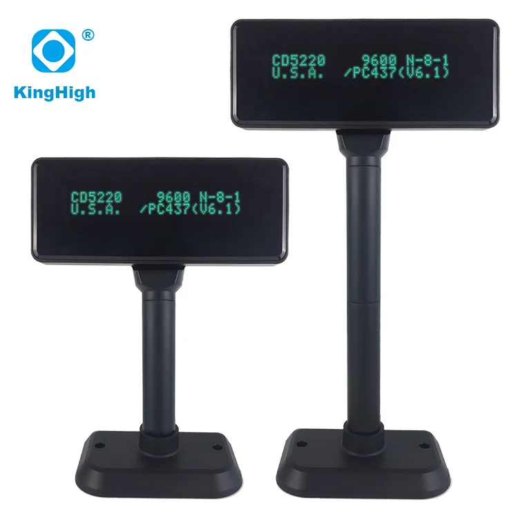 VFD дисплей 20x2 USB интерфейс KPD220V7 для системы POS