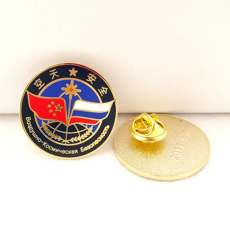BTS KPOP Gold Metal Hard Enamel Lapel Pin Badges Custom Anime Soft Enamel Pin