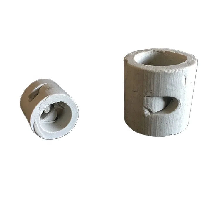 25mm 38mm 50mm 76mm Ceramic Pall Ring for Water Treatment