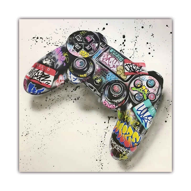 Diy Painting Kit Canvas Print Painting Colors Custom Games Console Printed Painting Wall Art (1600271660167)