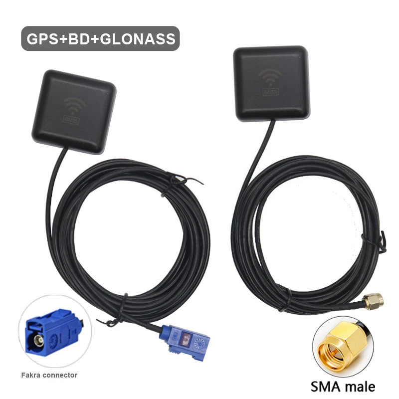  Внешняя 1575 МГц GPS BD GLONASS 3in1High gain 32dbi Магнитная Нижняя Автомобильная навигационная антенна с разъемом