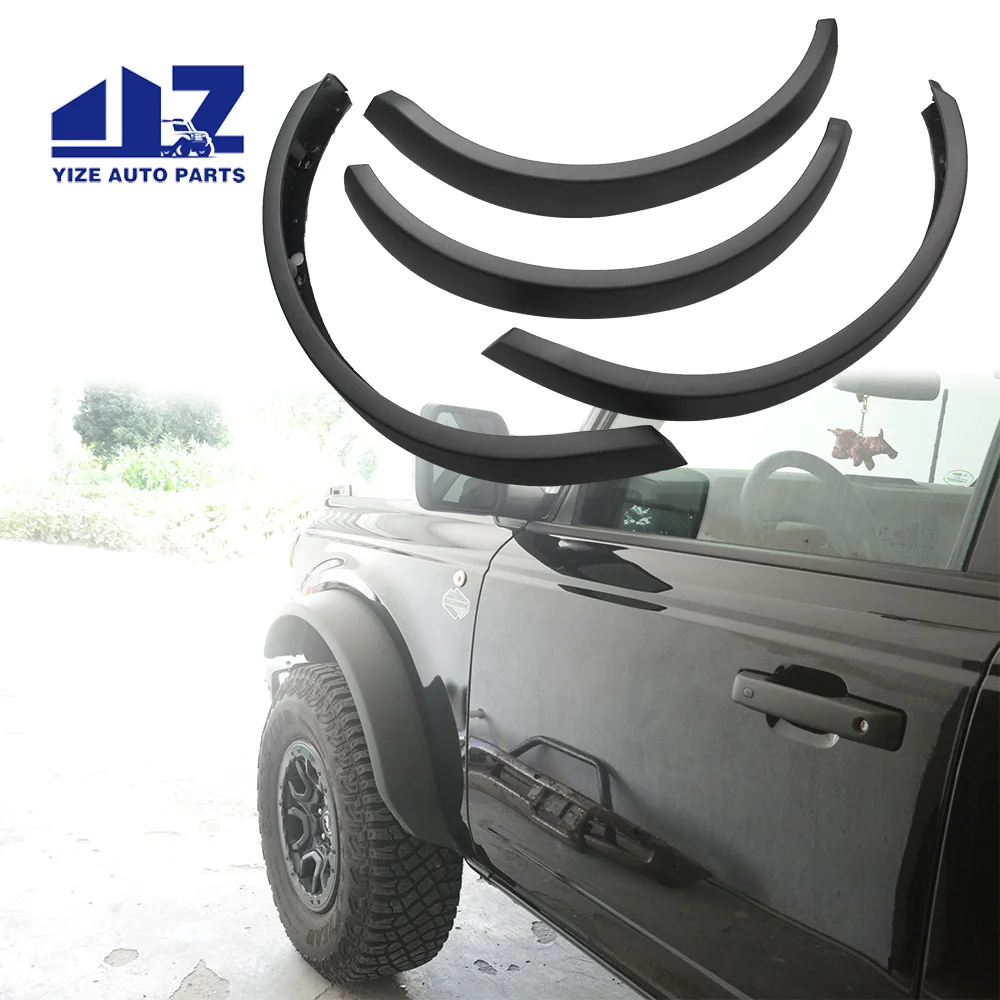 Off-road Replacement ABS Wheel Fender Flares kit for Ford Bronco 2021 2022 2023 Accessories