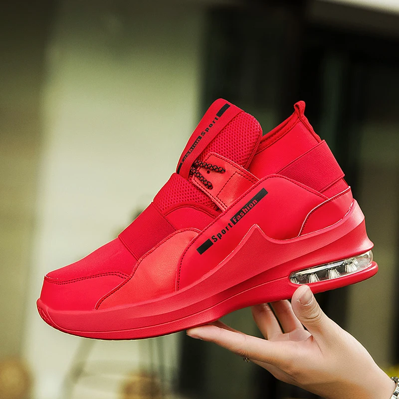 
CHINA Shoes New latest High-top Air Cushion Outdoor Casual Sports Shoes Fashion Mens Basketball Shoes 