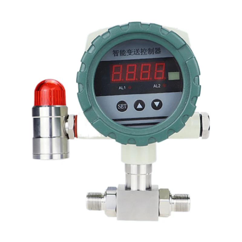 SENTEC PW450 Intelligent smart digital display pneumatic differential pressure control switch pressure switch with gauge