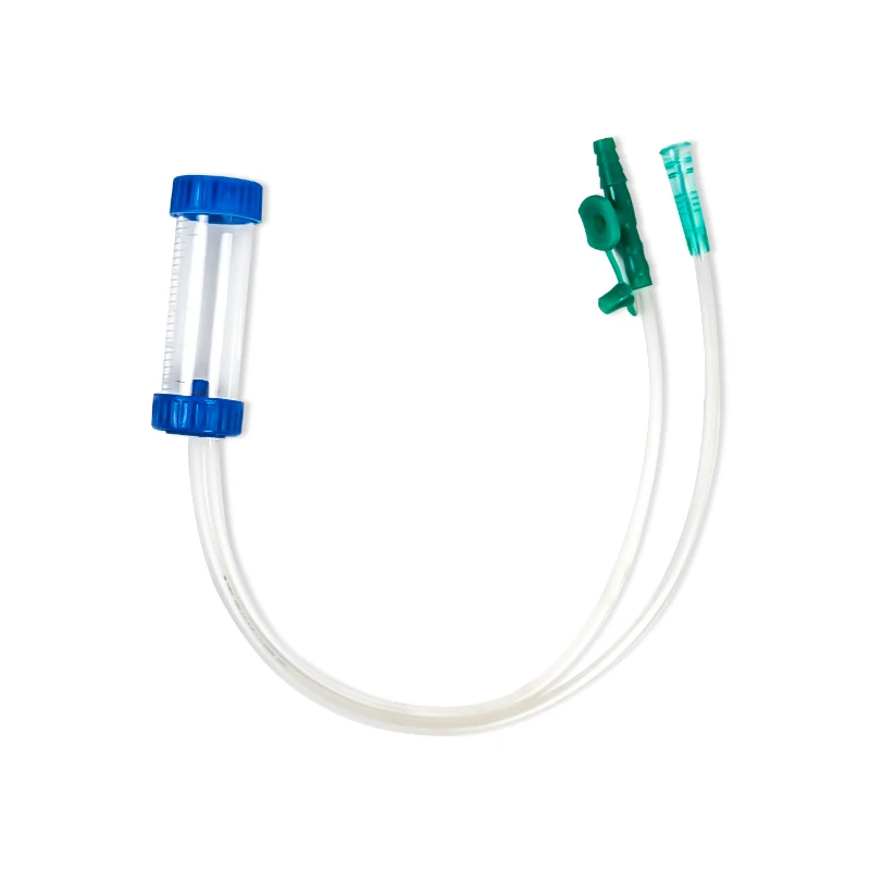 Disposable sputum suction kit with suction catheter/ Aspirator