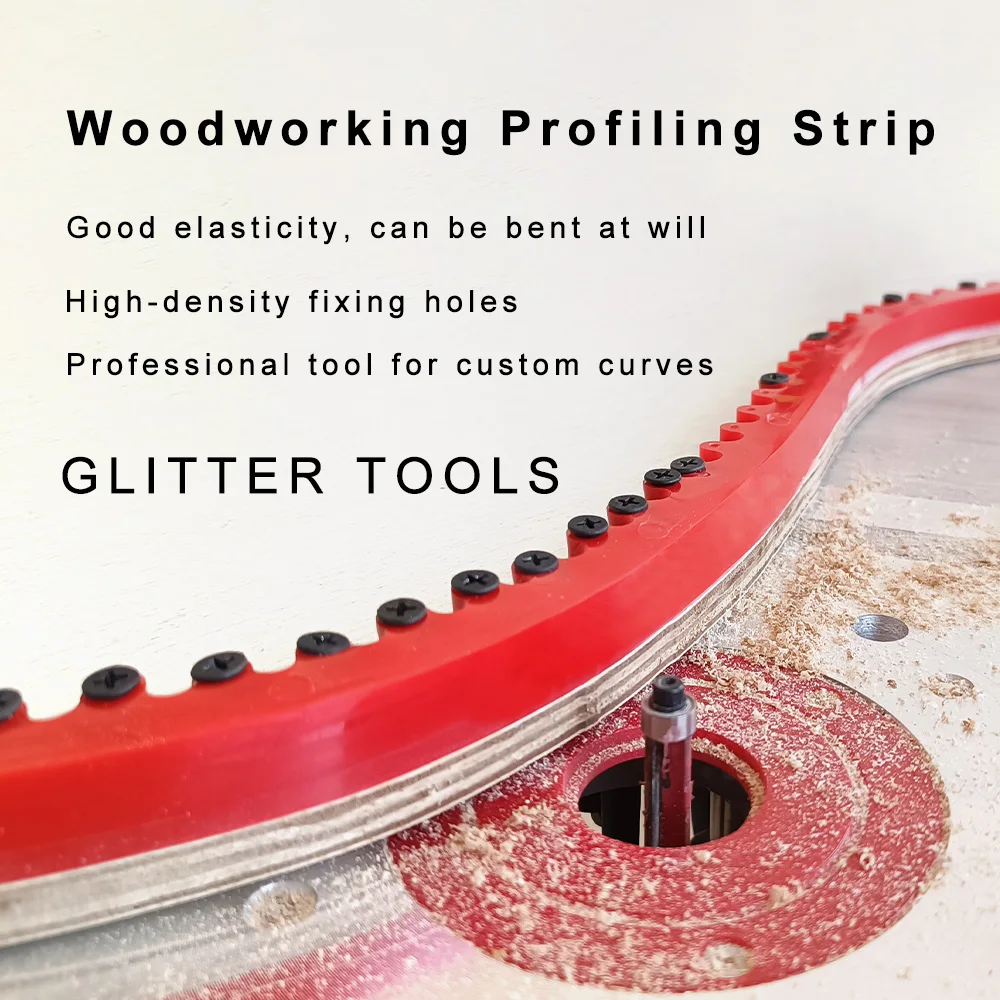 Woodworking Profiling Strip flexible curve template