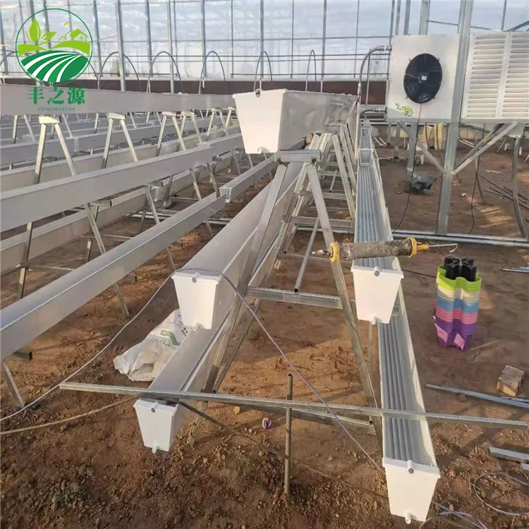 Greenhouse Seed Cultivation Pvc Plant Growing Hydroponic Gutter For Strawberry Farming Systems