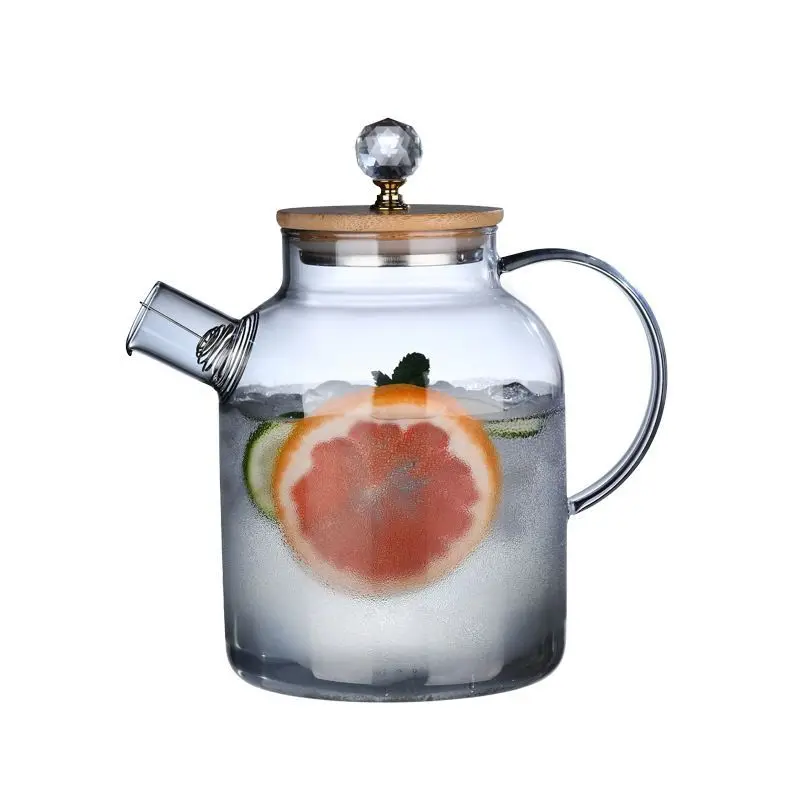 Electroplate 1000ml 1500ml glass kettle ad teapot set luxury china teapot sets arabic teapot