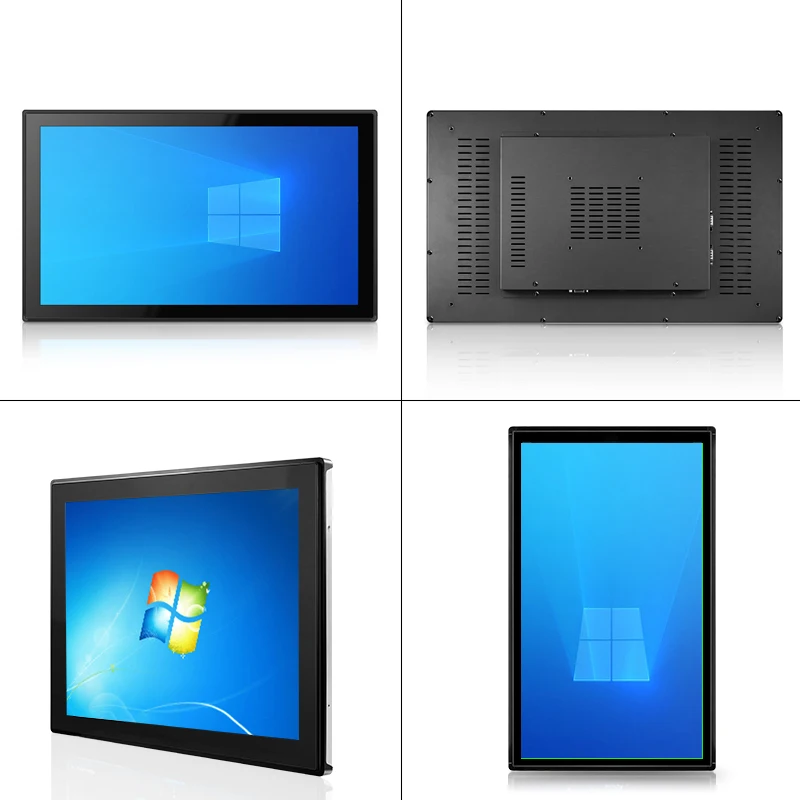 15.6 inch Industrial Vehicle Monitor LED HD LCD Screen Vehicle All-in-One Panel PC Monitor