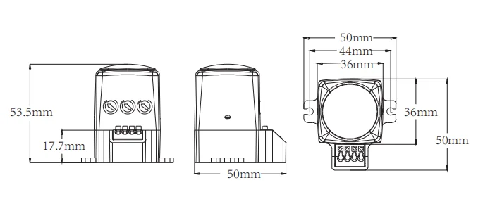 PDLUX PD-MV1017B Hi-precision Digital Microwave Human Motion Detector Switch Sensor For Light Control