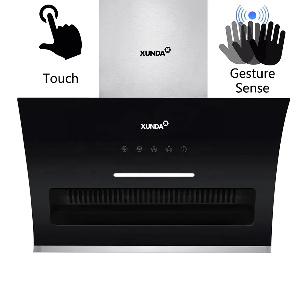 Вытяжка Xunda с большим всасывающим козырьком кухонная вытяжка вентилятора Потолочная сенсорным выключателем