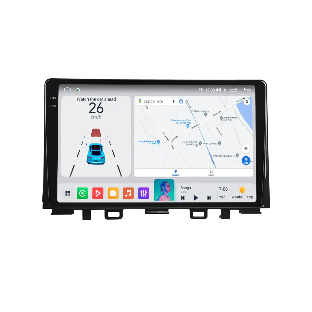 MEKEDE MMS 360 Вентилятор охлаждения камеры сенсорный экран автомобиля-play Android Авто gps навигация для KIA RIO 2017 2018 2019