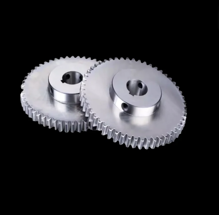 Custom Small Double Stage Steel Transmission Gearbox Plastic Spur Gear Worm Gears