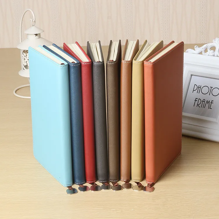 High quality custom logo new design stationary journal gift PU leather notebook with elastic band