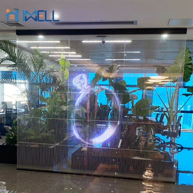Outdoor Transparent 3d LED Screen Glass Window Curtain Indoor Advertising Video Wall P5*10 P10 P20 Display Panel