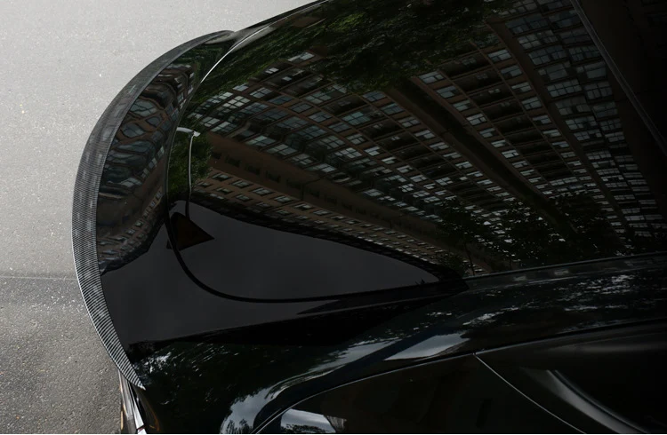 100% настоящий спойлер из углеродного волокна для Tesla модели Y 2023 спойлер крыла БАГАЖНИКА АВТОМОБИЛЯ оригинальные Высокопроизводительные Аксессуары для экстерьера