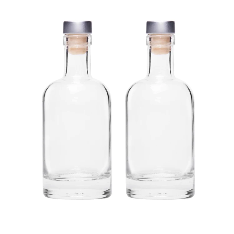 Nordic Clear 100ml Empty Glass Alcohol Spirit Vodka Liquor Bottle