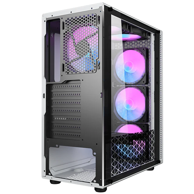 Hot Sale PC Gaming Computer Case Glass Side Panel Hardware CPU Casing Computer Cabinet Case