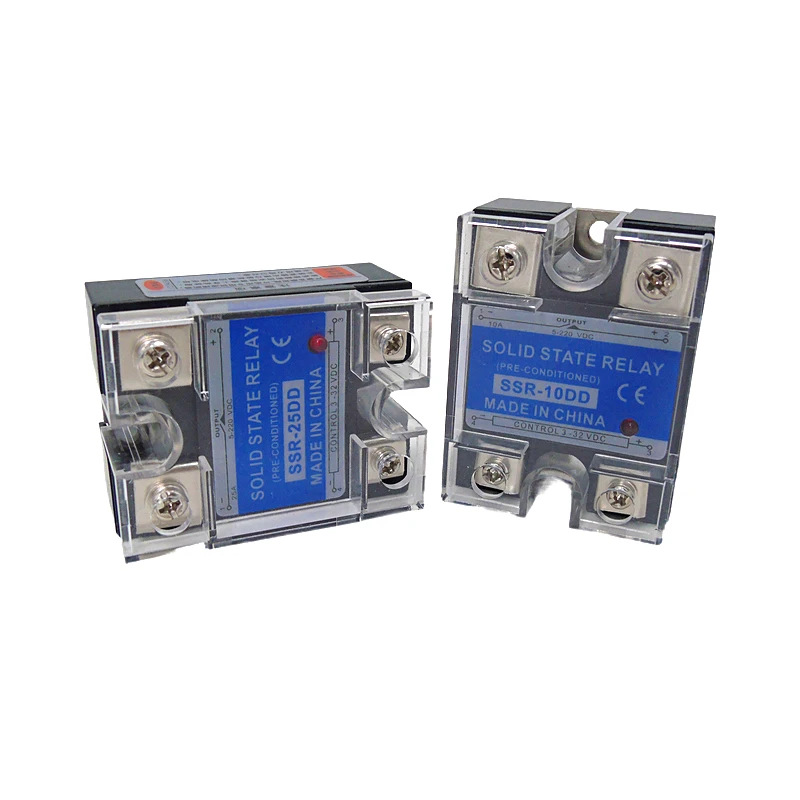 SSR-60DA Single Phase Solid State Relay 3-32VDC AC Solid State Relay with 24-480VAC