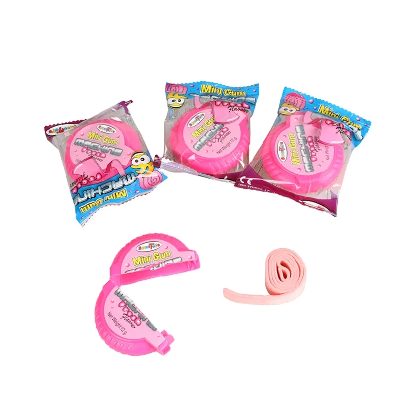 18g Mixed Flavors Round Fruity Chewing Gum Bubble Gum Candy Gum