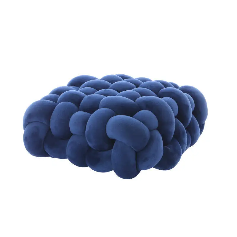 New Wholesales Floor soft Pillow Cushion Custom Chunky Hand Knitted Throw Cushion Pillow