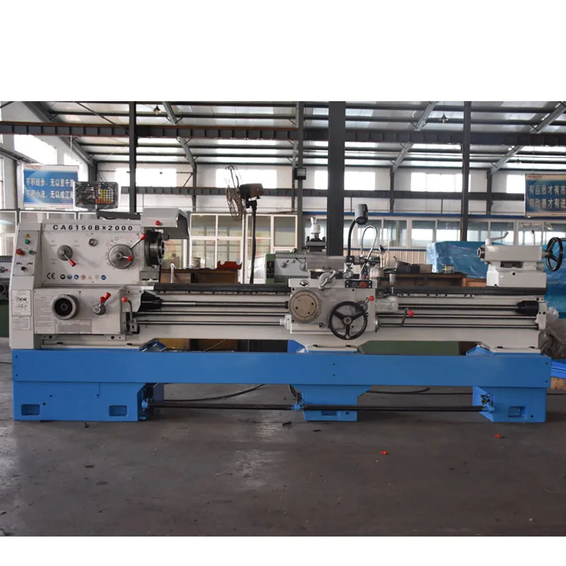 Taiwan Brand New Good Quality machine CA6150 mini bench small mechanical grizzly metal manual lathe