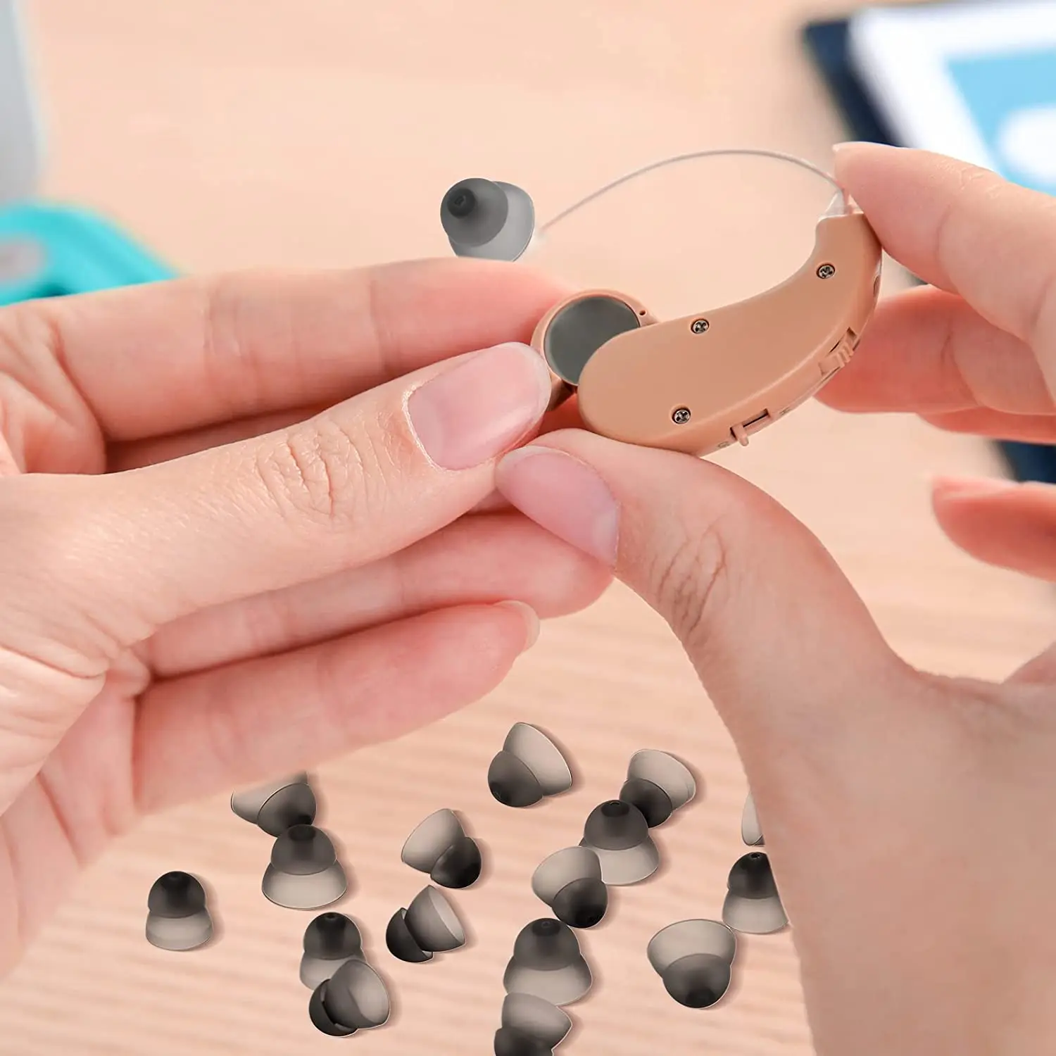 different size and model S M L cheap price ear dome custom High quality Siemen hearing aids for wholesales