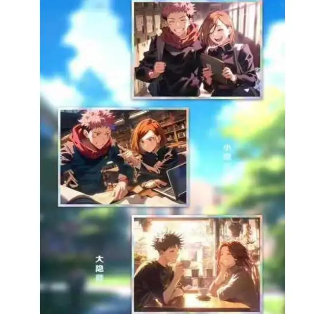 Japanese Anime Wholesale Game Cards Thickened SSR UR MR Jujutsu Kaisen JJK Anime Collection Cards
