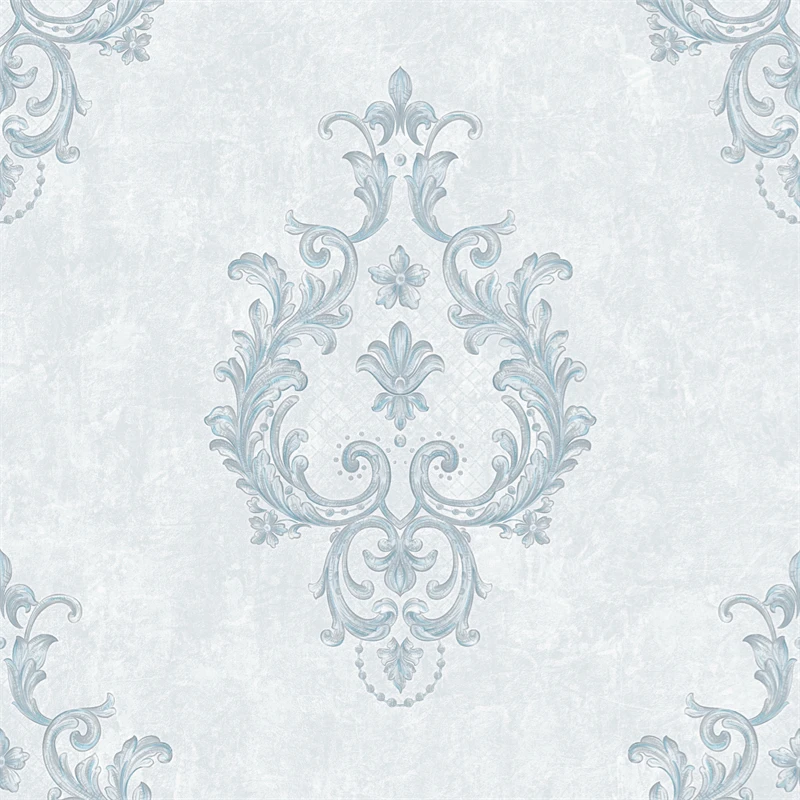 Non Self-adhesive Wallpaper for Ceiling Mirror 3D Floral Wallpaper Home Decoration Ceiling