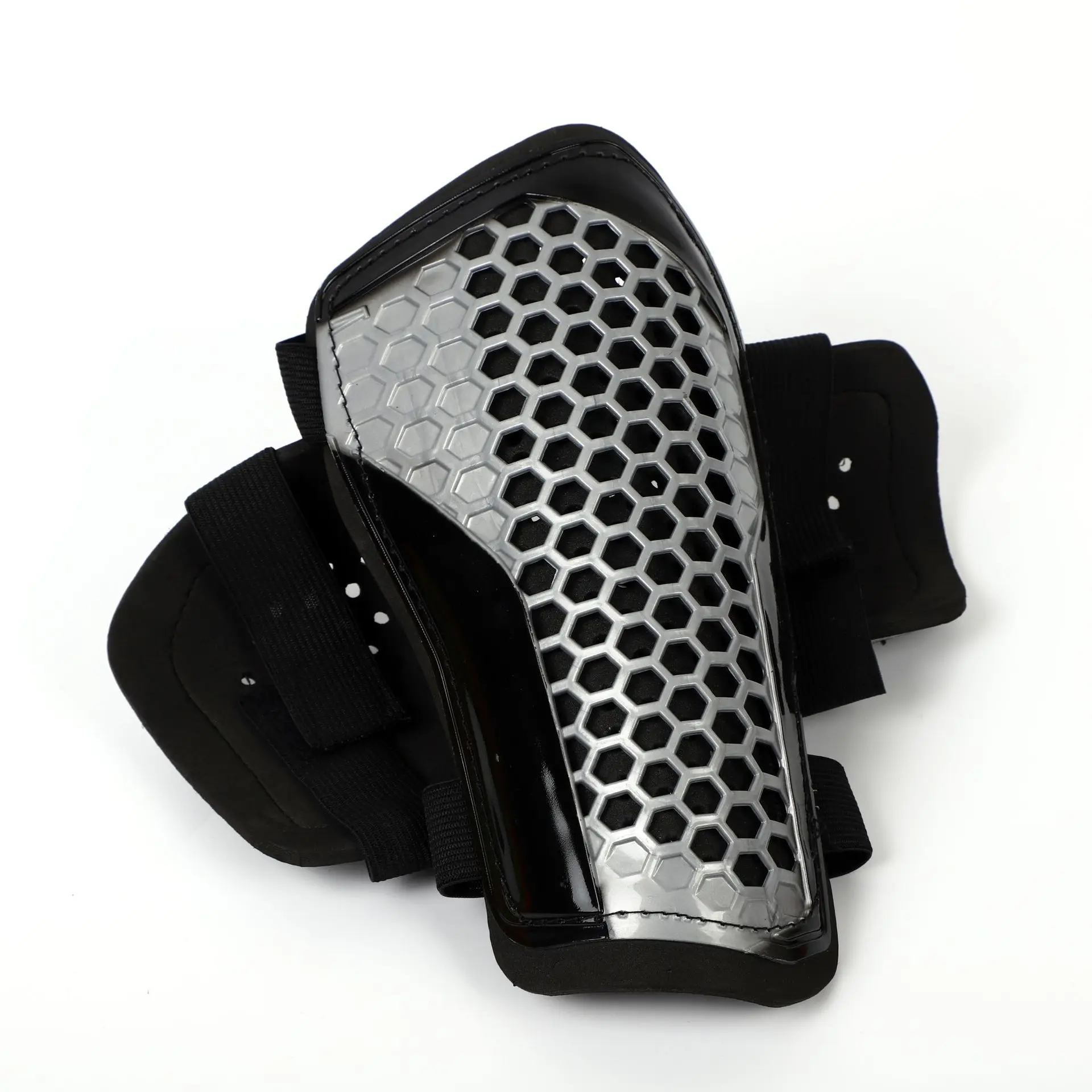 FSPG Shin Guards Soccer EVA Cushion Protection Reduce Shocks Injurie Calf Protective Gear Elastic Soccer Tape Shin Guards