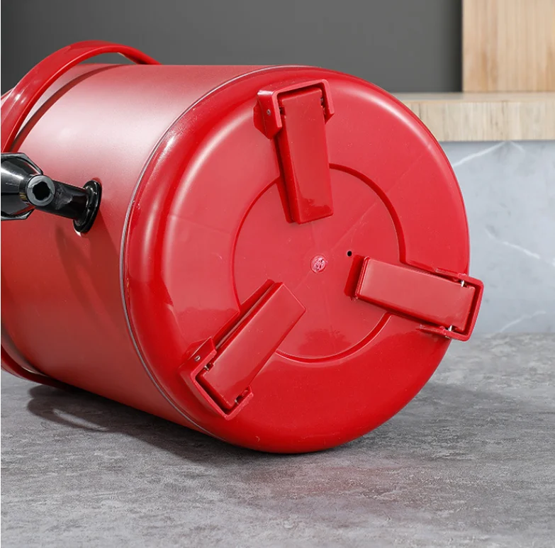 Large Capacity Stainless Steel Milk Tea Bucket Therml Bucket Milk Tea Thermos Barrel With Tap