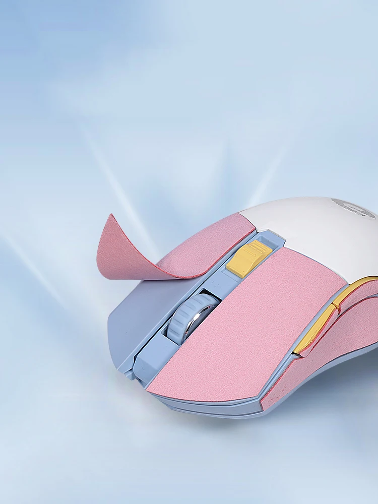 Anti-Slip Mouse sticker Suede Full / Half cover Mice Sticker For Dareu EM901 EM912 Gaming Mouse