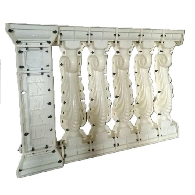 RF cast-in-place plastic concrete cement balusters Molds decorative classic concrete baluster shape form molds