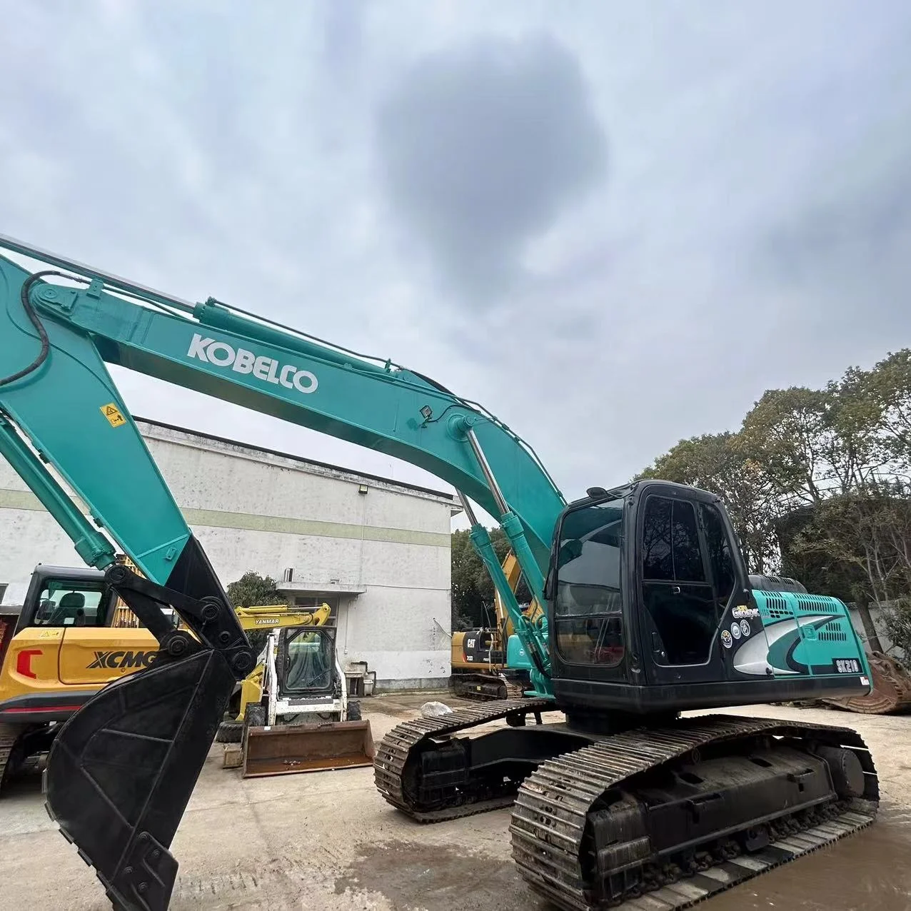 Бесплатная доставка Подержанные японские экскаваторы kobelco SK210LC экскаватор машина