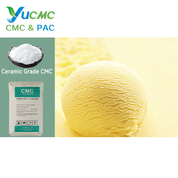 Yucmc Manufacturer Carboxymethylcellulose In Wholesale Gum Exporter Company Food Stabilizers Sodium Carboxymethyl Cellulose Cmc
