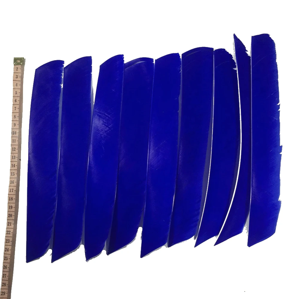 18-25cm Full Length Archery Hunting Turkey Feathers Arrows Fletching Right Wing for Recurve