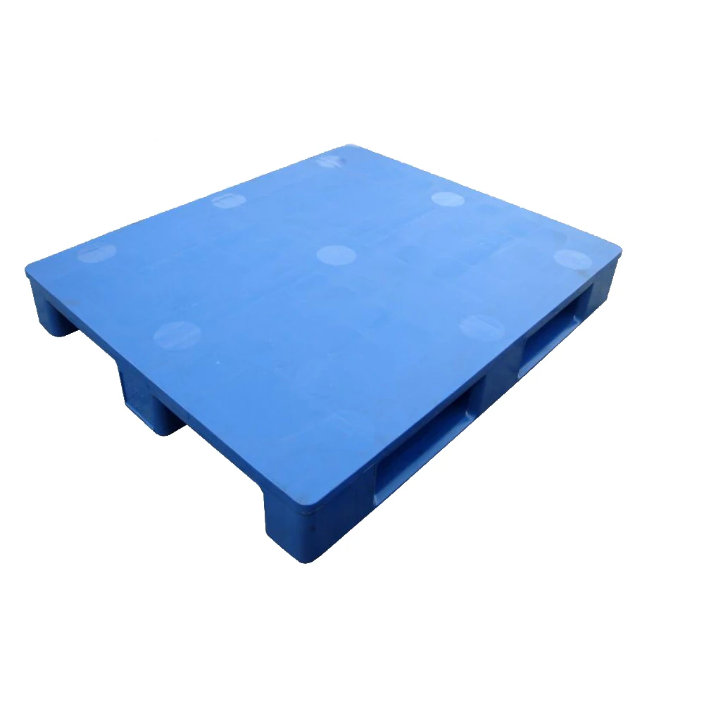 
4 way Heavy duty single faced closed plastic pallet price with steel  (60608248405)
