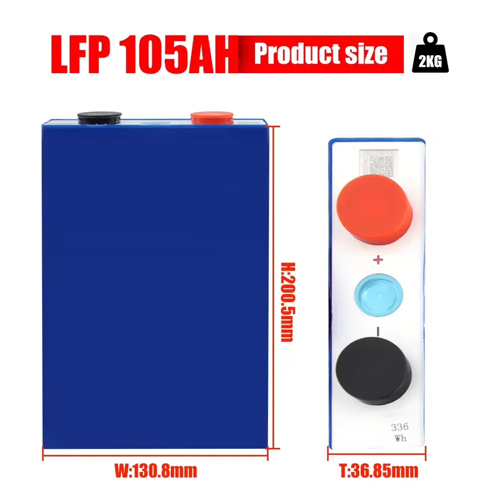 ev e 105ah lifepo4 battery cell 3.2v lipo4 akku solar eu stock lithium ion prismatic li lfp warehouse energy storage phosphate