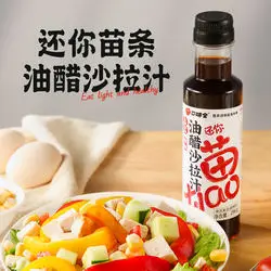 Slim Spicy Vinaigrette Salad Dressing 0% fat and Sugar for people on a light diet Cool vegetables and meat 268g