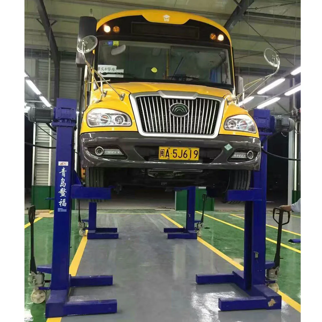 electric car lift iron 4 post ramp all for car workshop