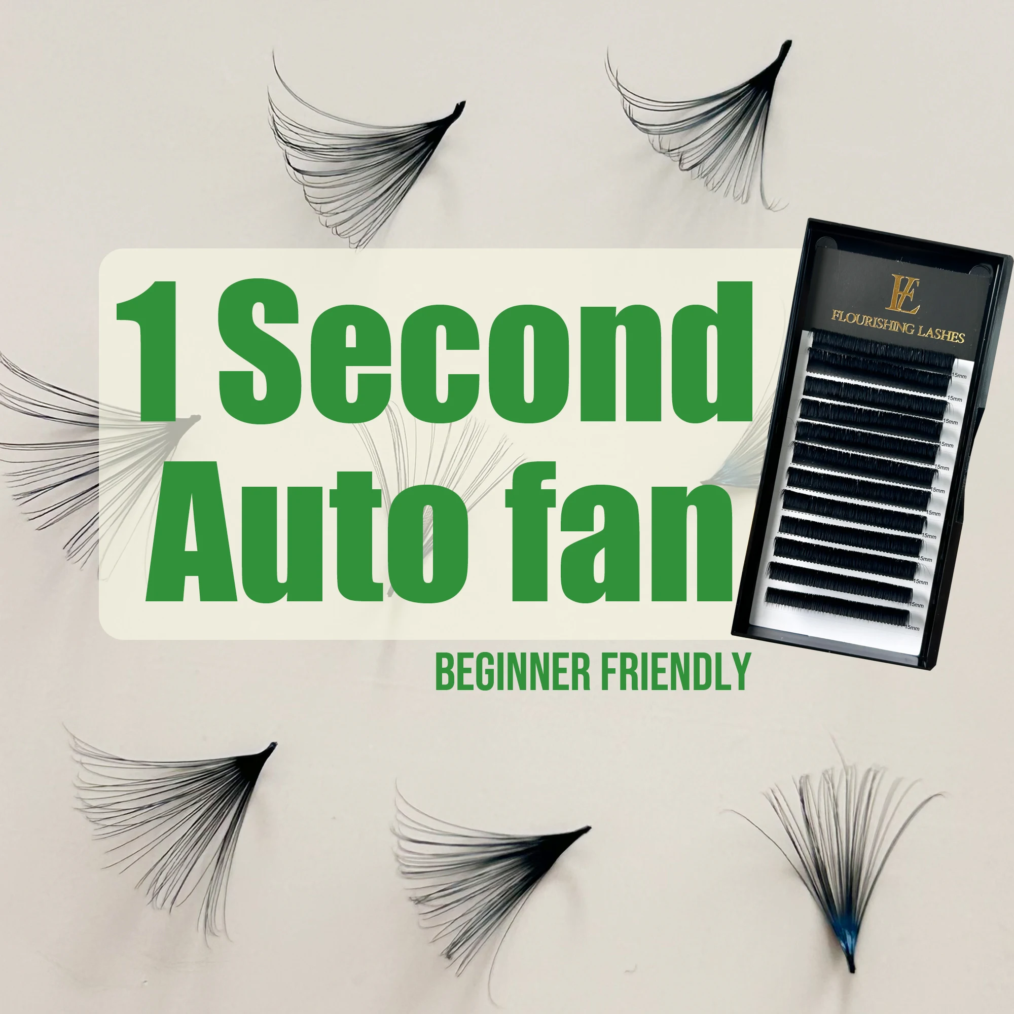 auto fan smart lash extension one second blooming cashmere easy fan volume eyelash extensions