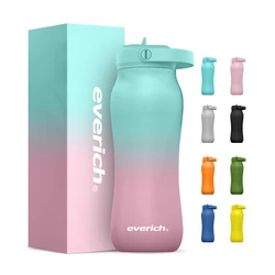 New shape design 24 oz Vacuum Insulated Stainless Steel Water Bottle gym water bottle easy to carry water bottles with custom lo