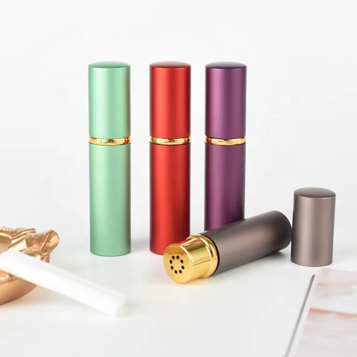 Essential Oil Aromatherapy Blank Nasal Inhaler Tube Bottles Refill Metal Aluminum inhaler