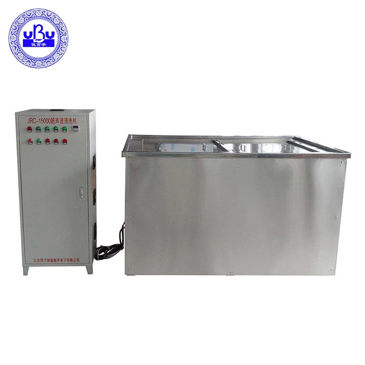 Stainless Steel Double Tank Plc Control Automatic Large Industrial Ultrasonic Cleaning Machine For Small Parts Cleaning