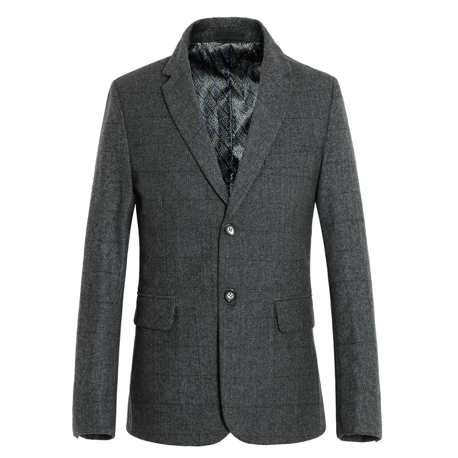 
Factory Custom Latest Design Double Breasted Coat Suit For Men 
