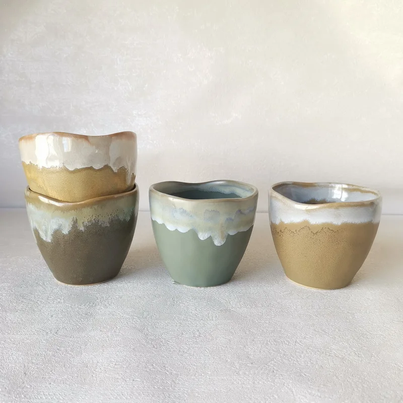 
200ml arabic coffee cups Handmade tea cup hand painting ceramic coffee cup 